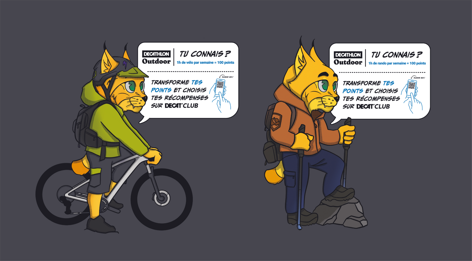 Alex le Lynx Decathlon Épinal