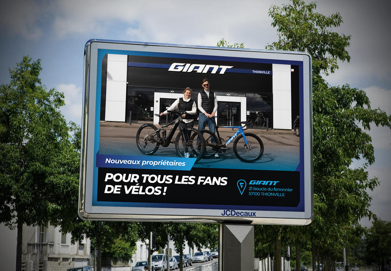 Campagne publicitaire Giant Thionville.